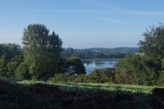 Der große Segeberger See von oben.