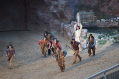 Winnetou am Marterpfahl