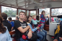 Bei der Elbrundfahrt