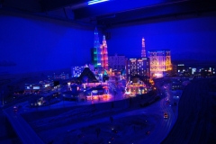 Mini-Las Vegas in der Nacht