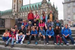 Ein schönes Endgruppenfoto vom Tag in Hamburg