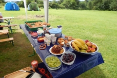 Der Brunch ist vorbereitet