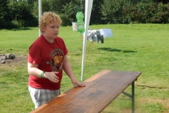 Valentin mit der Flaschennummer.
