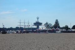Ein Bruchteil des Strandes