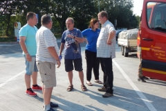 Kurze Lagebesprechung